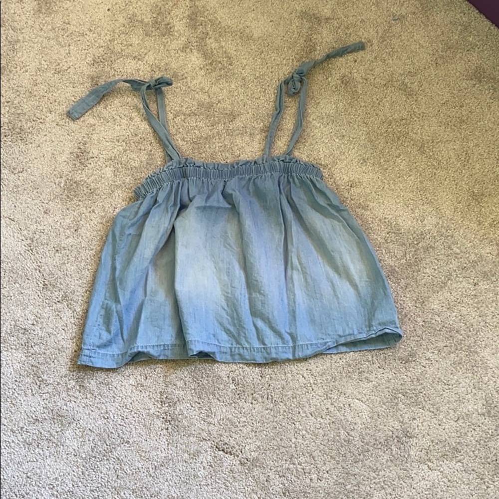 Denim blouse